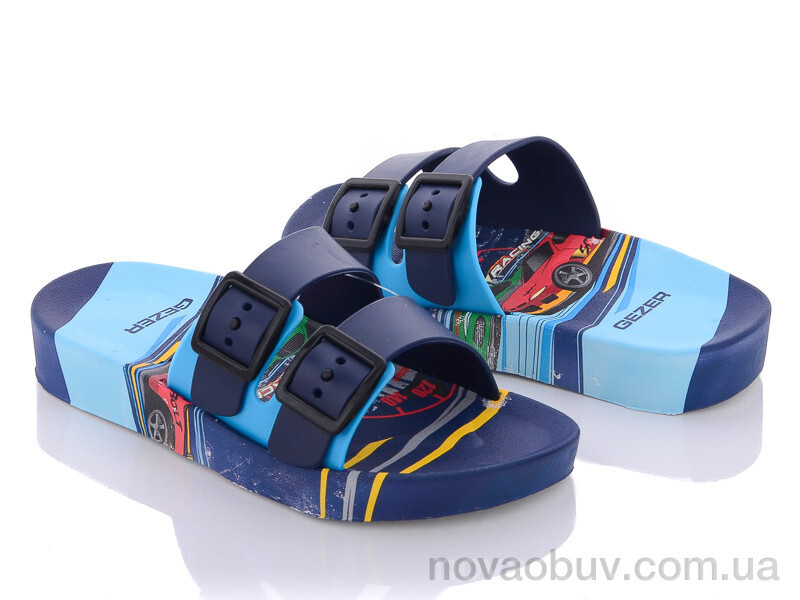 Шльопанці Violeta 12329 blue-l.blue