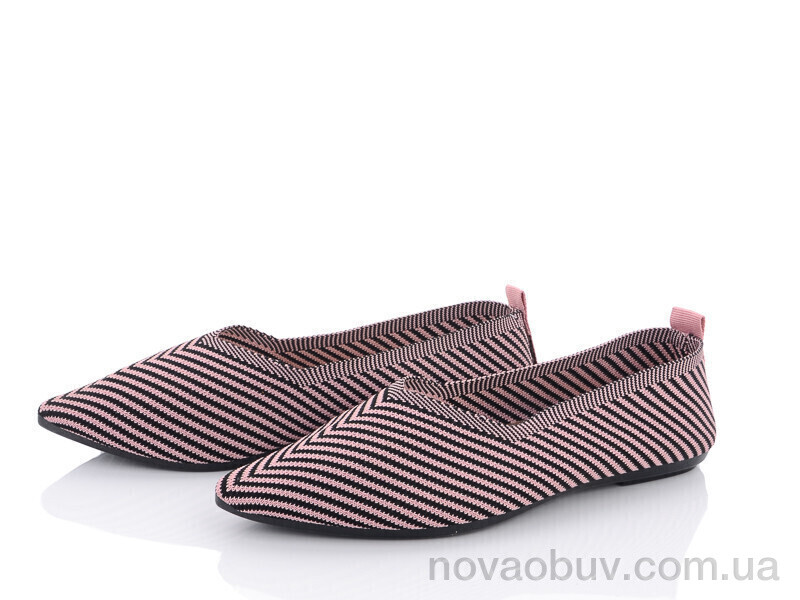 Балетки Violeta 45-91 pink-black