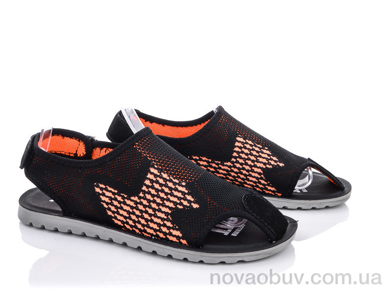 Сандалі Violeta M201-10 black-orange
