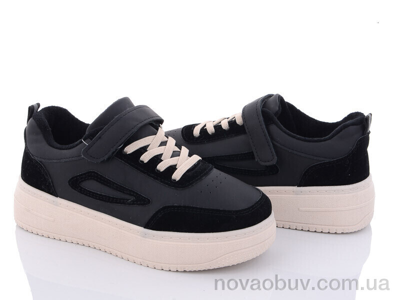 Кросівки Violeta 150-37 black-beige