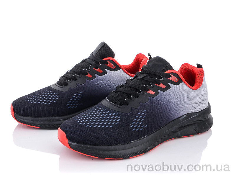Кросівки Violeta 24-152 black-red