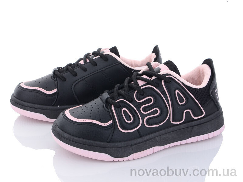Кросівки Violeta 182-28 black-pink