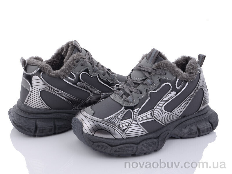 Кросівки Violeta 197-155 d.grey
