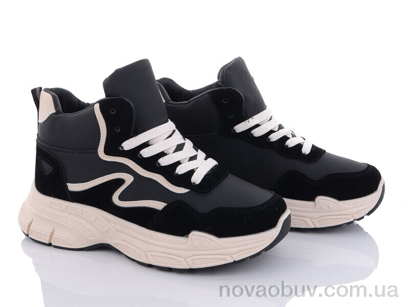 Черевики Violeta 150-45 black-beige