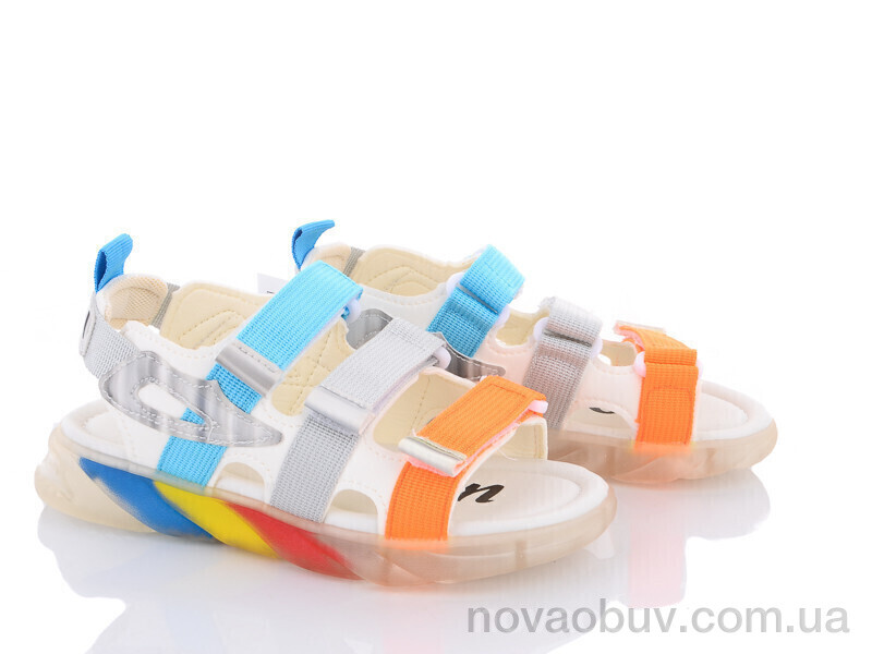 Сандалі Violeta PL16(CB18122) orange-grey-blue