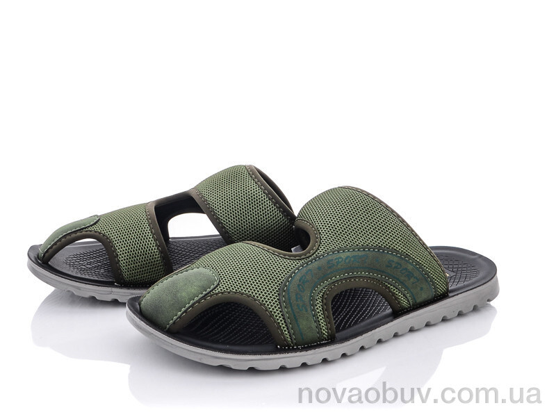 Шльопанці Violeta M201-4 army green