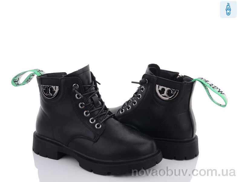 Черевики Violeta Y106(7603) black-green
