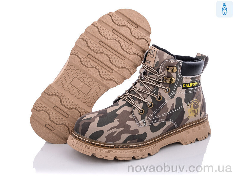 Черевики Violeta Y160(B8090-1) army green-beige