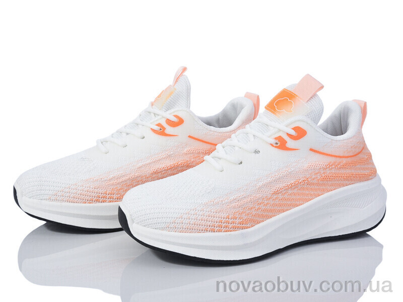 Кросівки Violeta 176-33 white-orange
