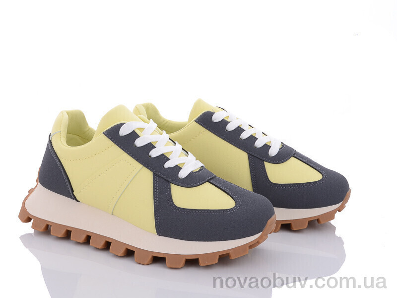 Кросівки Violeta 149-9-5 black-yellow
