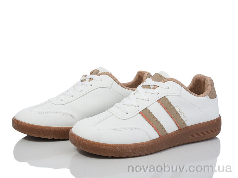 Кросівки Violeta 172-47-3 white-khaki