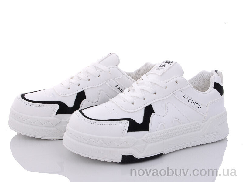 Кросівки Violeta 45-97 white-black
