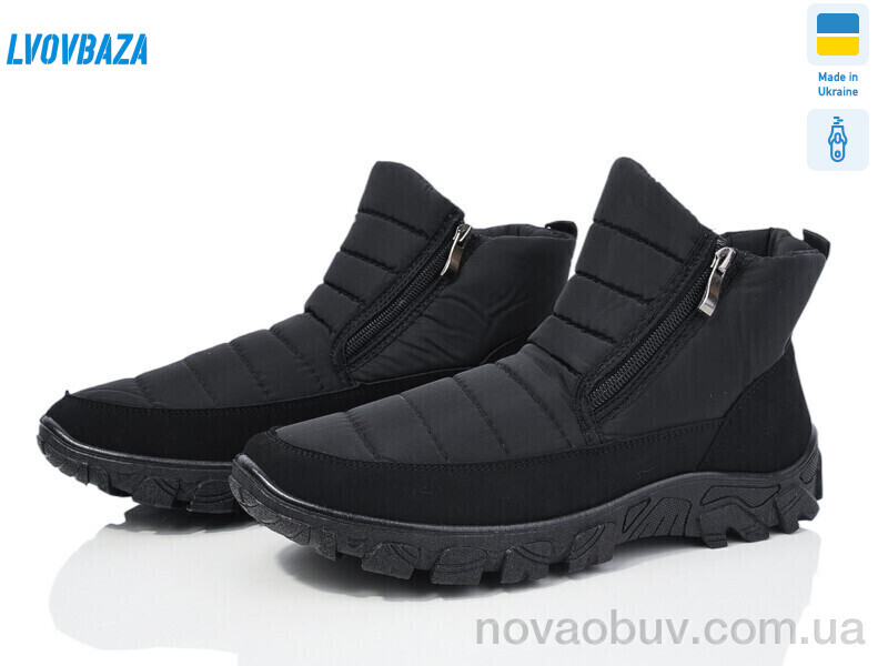 Дутики Lvovbaza B&R014 чорний