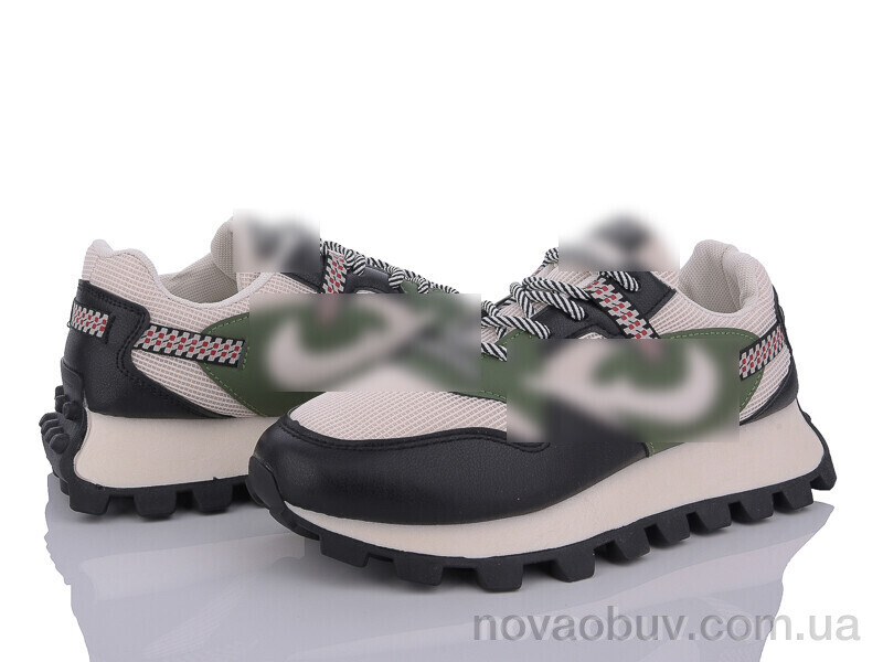 Кросівки Violeta 81-3(81-32) beige-green