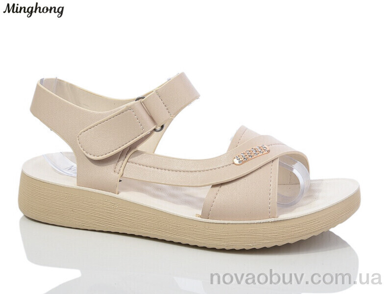 Босоніжки Minghong 7722-39 beige масажка