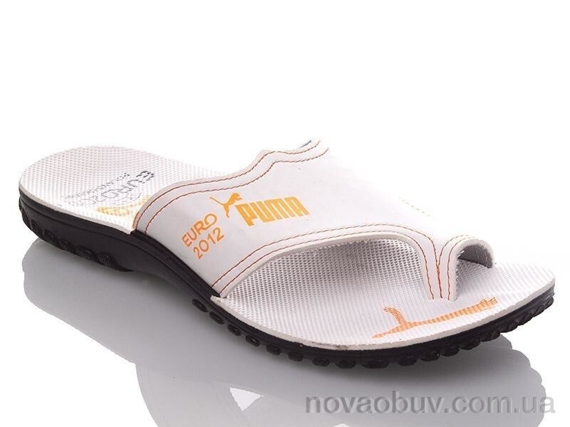 Шльопанці DeMur MP white-orange P