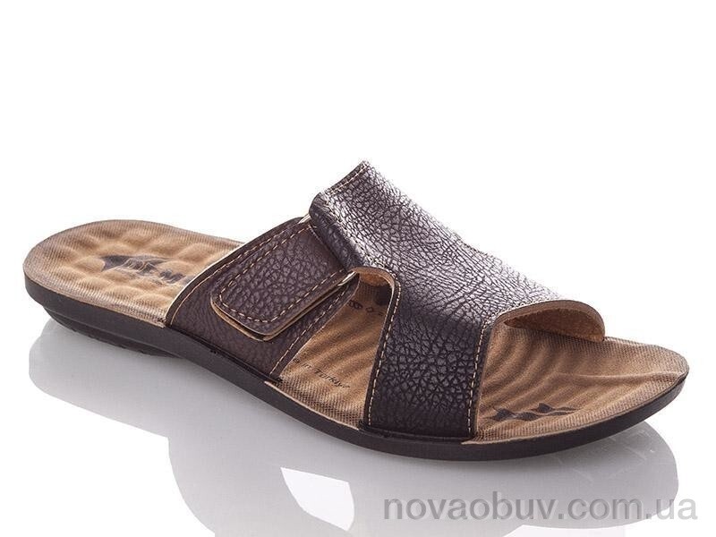 Шльопанці DeMur P5321 black-brown