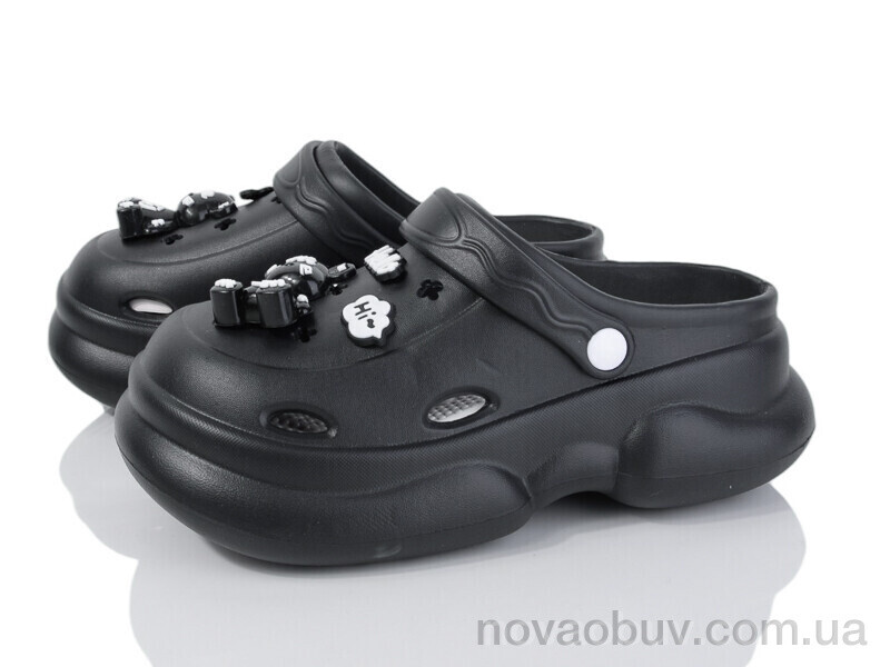 Крокси Lion-Lu 8893 black