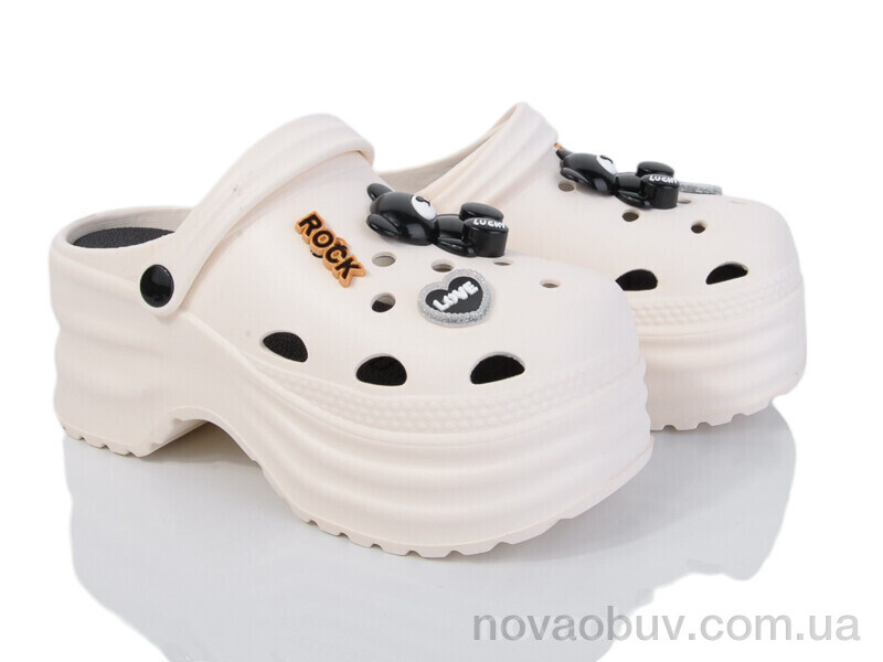 Крокси Lion-Lu 8898 white