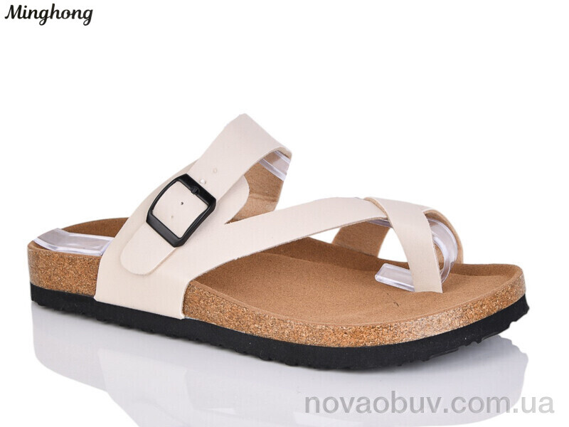 Шльопанці Minghong 2503 beige