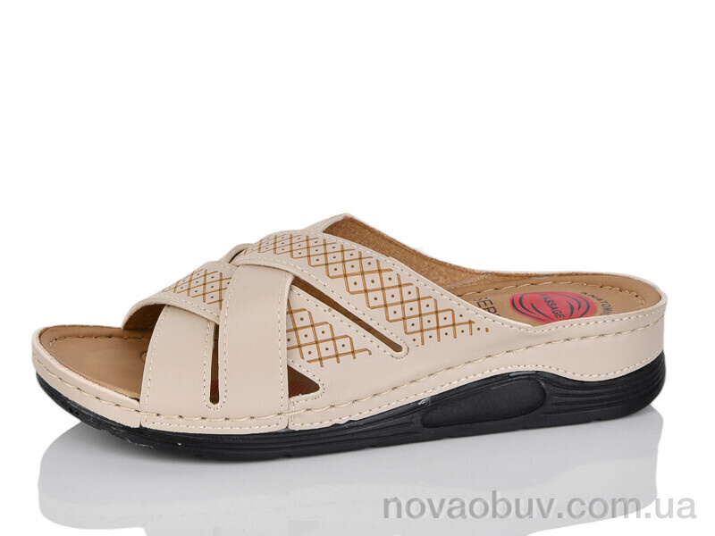 Шльопанці DeMur 3001-5 beige
