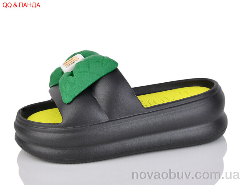 Шльопанці QQ&Панда 8508black