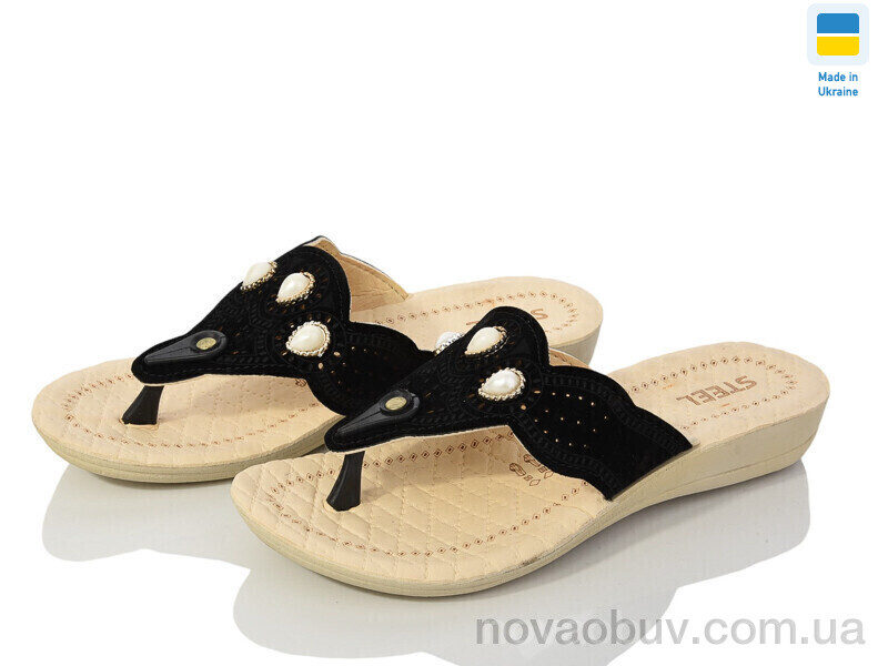 Шльопанці DeMur 2024-047 black