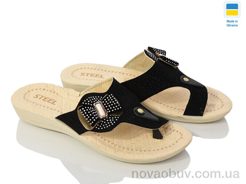 Шльопанці DeMur 2024-046 black