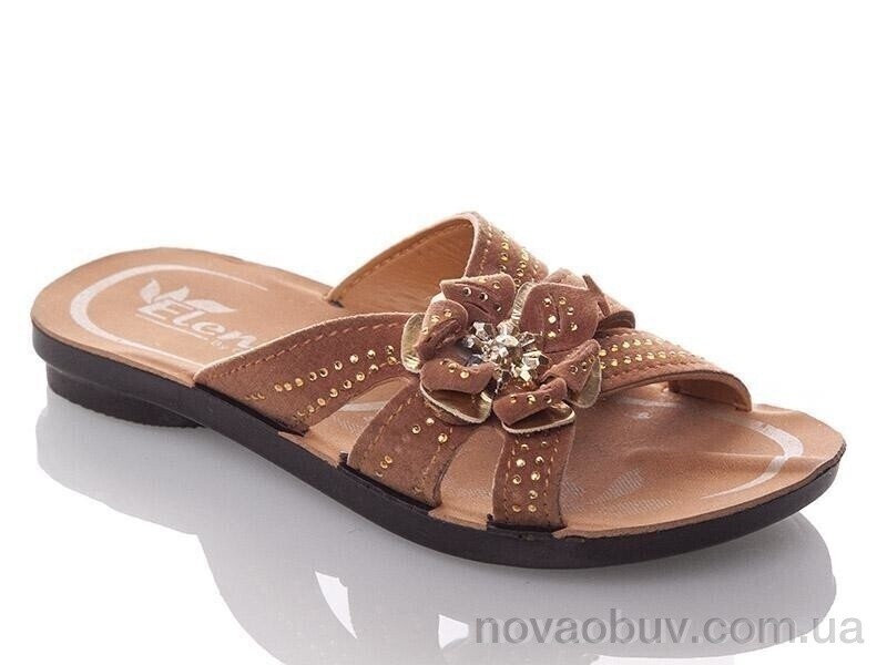 Шльопанці DeMur GElena-N1B-brown