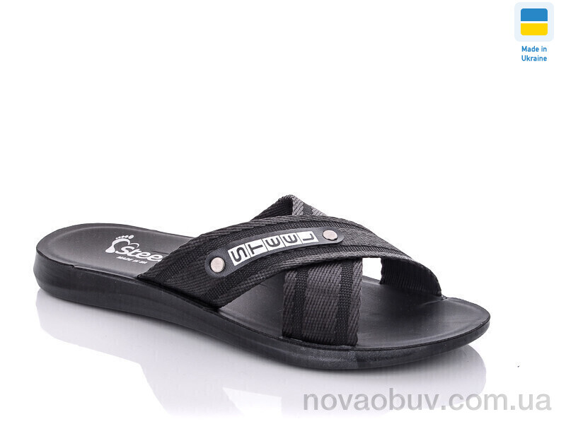Шльопанці DeMur TRK2026-2-STL GL new black