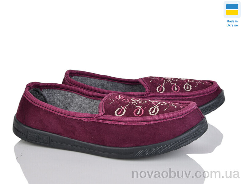 Капці Lot Shoes Бабушка бордо