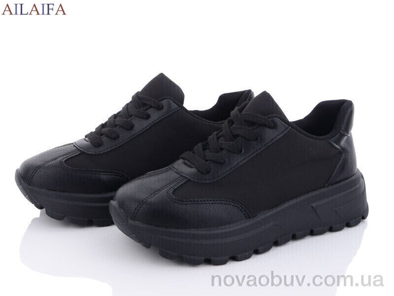 Кросівки Ailaifa 2382 all black піна
