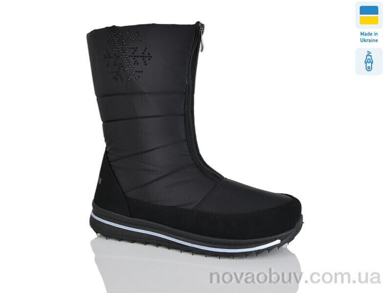 Дутики Зручне взуття 3114 чорний
