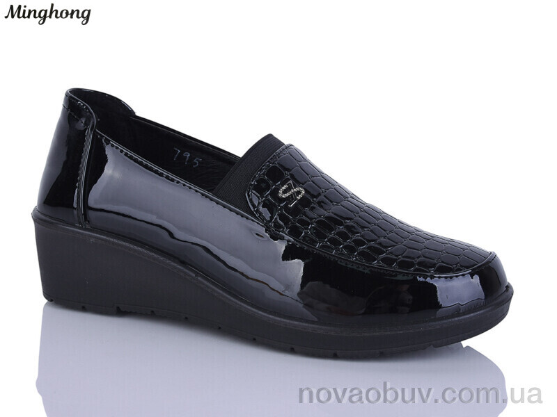 Туфлі Minghong 795 black