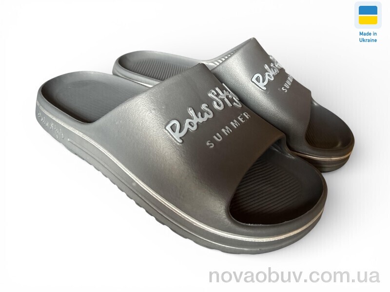 Шльопанці Rai shoes 520-018 сірий