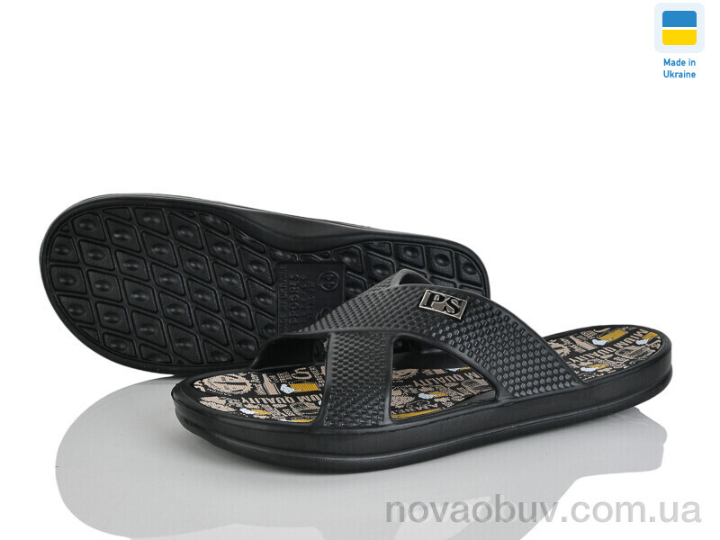 Шльопанці Rai shoes E227 чорний