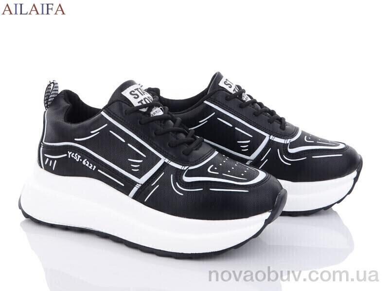 Кросівки Ailaifa F61 black піна