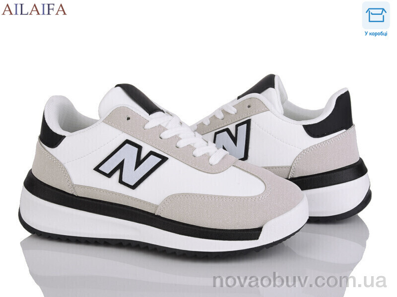 Кросівки Ailaifa NR006 white-grey