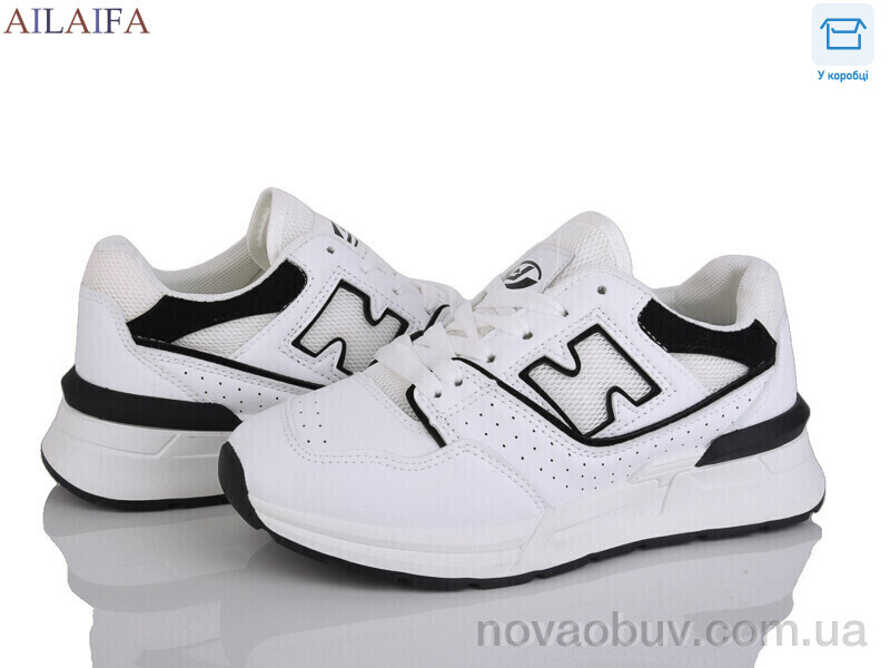 Кросівки Ailaifa MX803 white-black