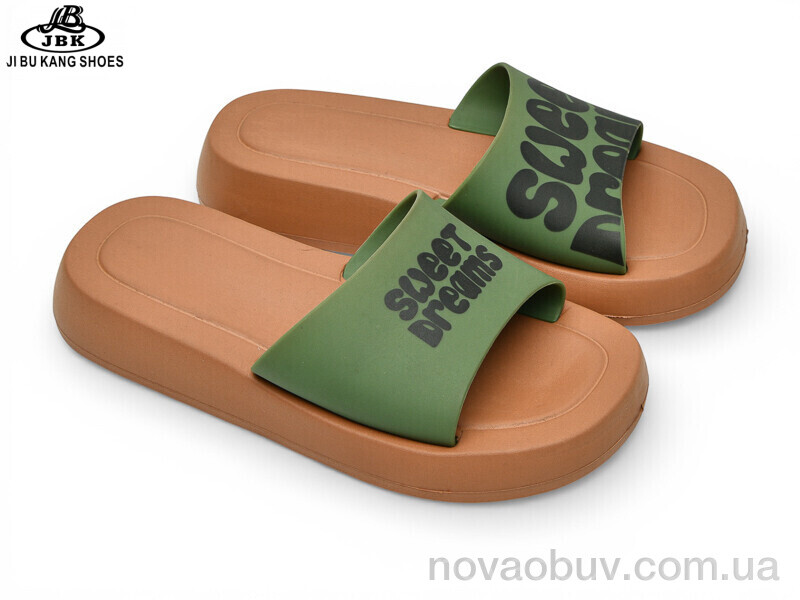 Шльопанці Jibukang 01-6216 khaki
