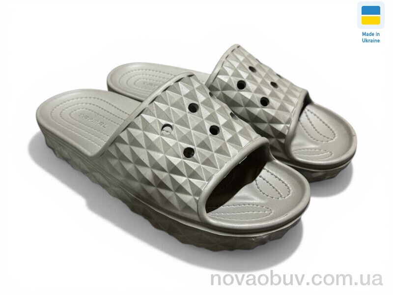 Шльопанці Rai shoes 117 сірий