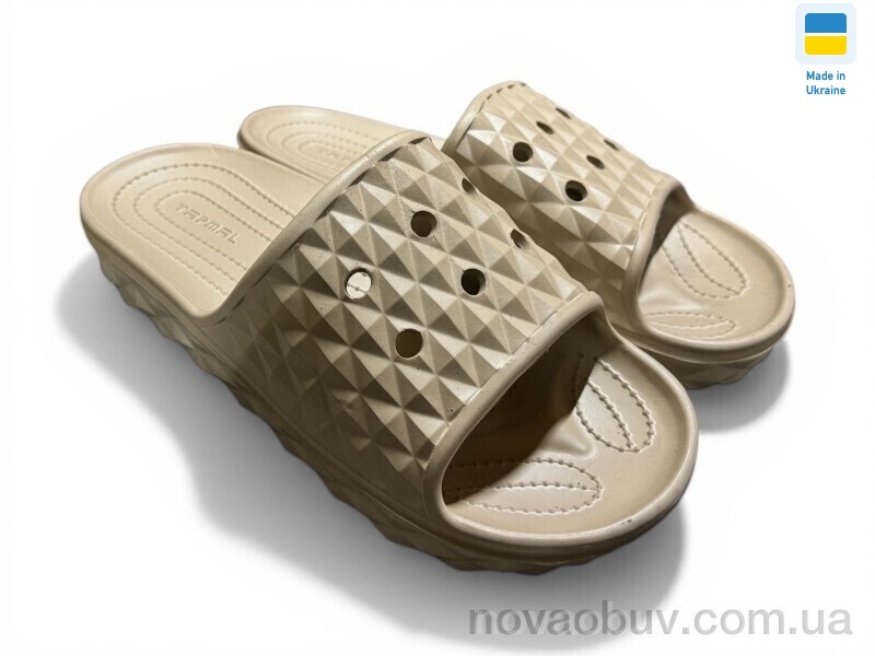 Шльопанці Rai shoes 117 бежевий