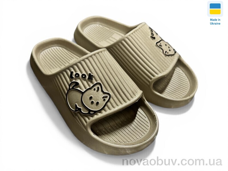Шльопанці Rai shoes 104 капучіно