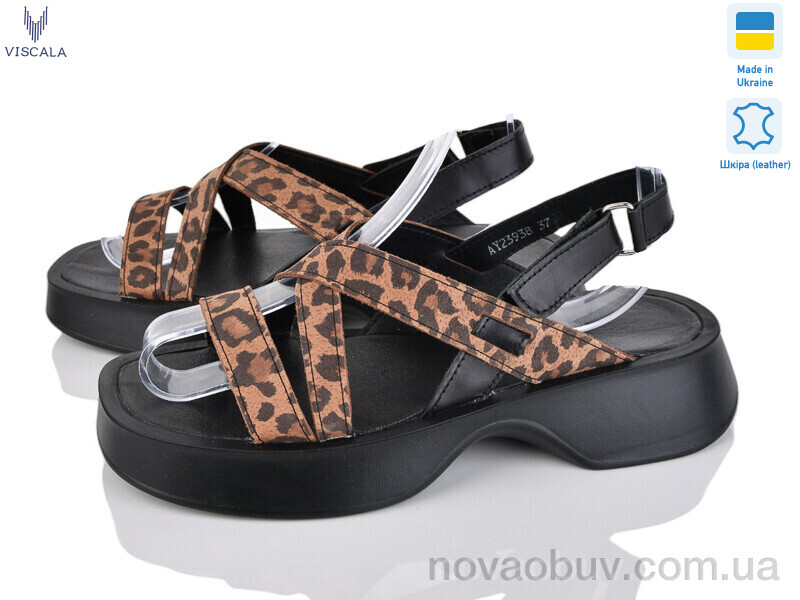Босоніжки Viscala 23938 ч.ш.+кор.нуб.
