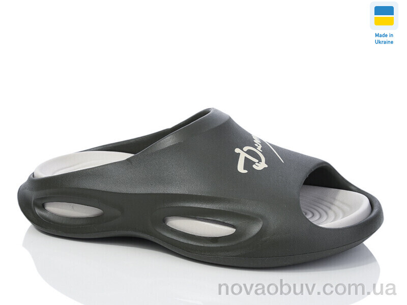 Шльопанці Lot Shoes N135 хакі м сірий