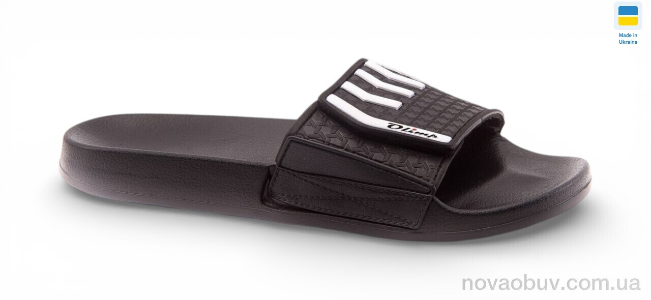 Шльопанці Rai shoes M211 чорний