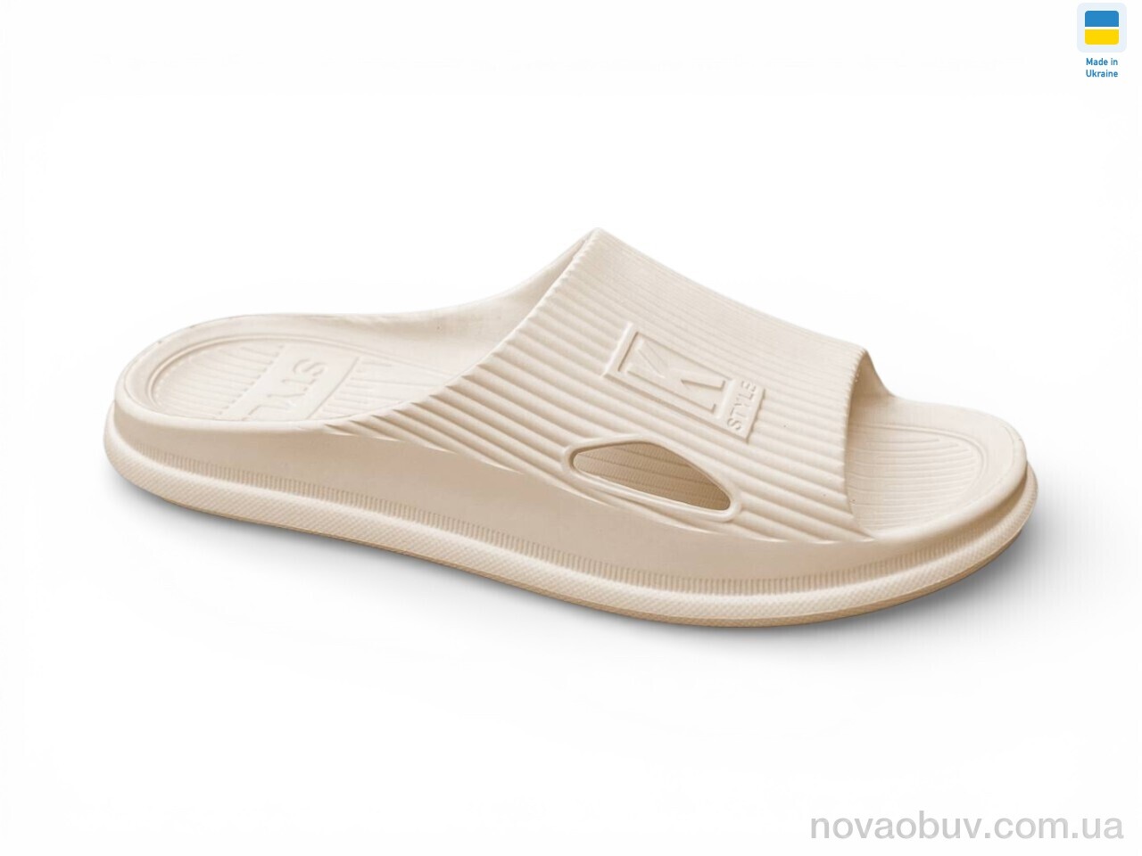 Шльопанці Rai shoes L112 бежевий