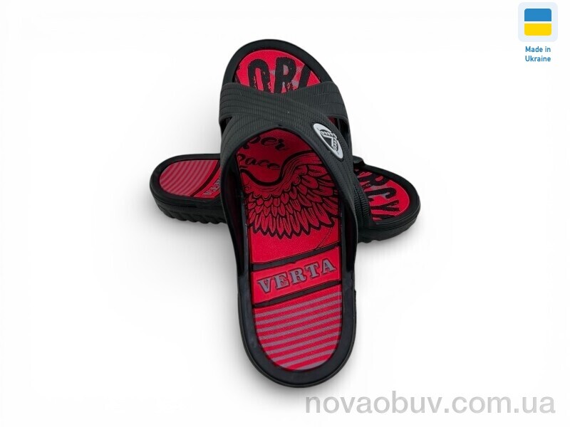Шльопанці Rai shoes 12X чорний