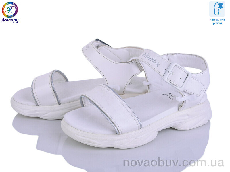 Босоніжки Леопард L01 white