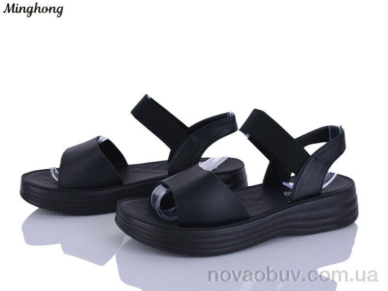 Босоніжки Minghong 7717B black